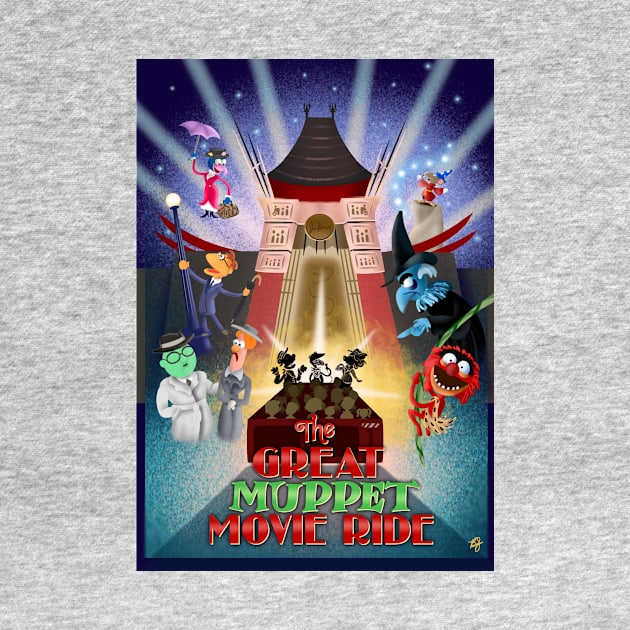 The Great Muppet Movie Ride by Drawn By Bryan